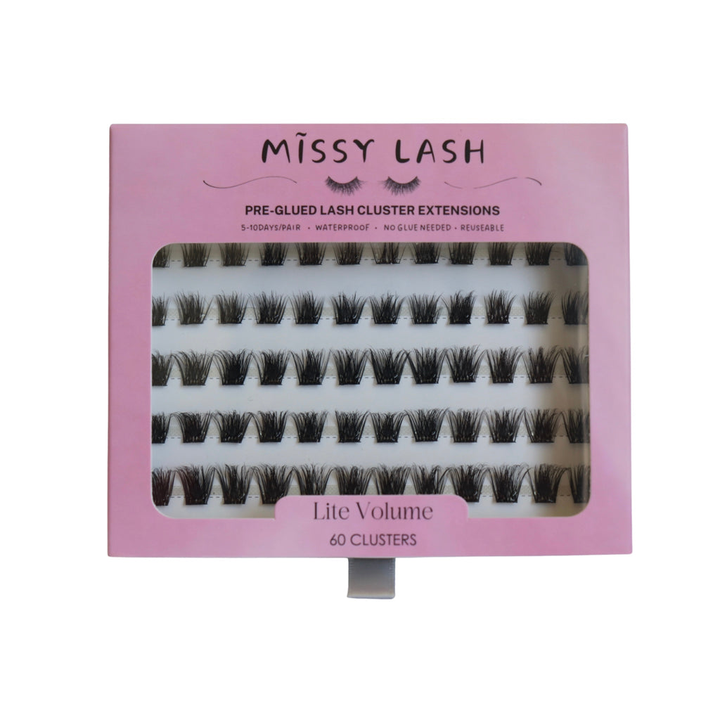 Lite Volume (Pre Glued Lash Clusters Extensions)