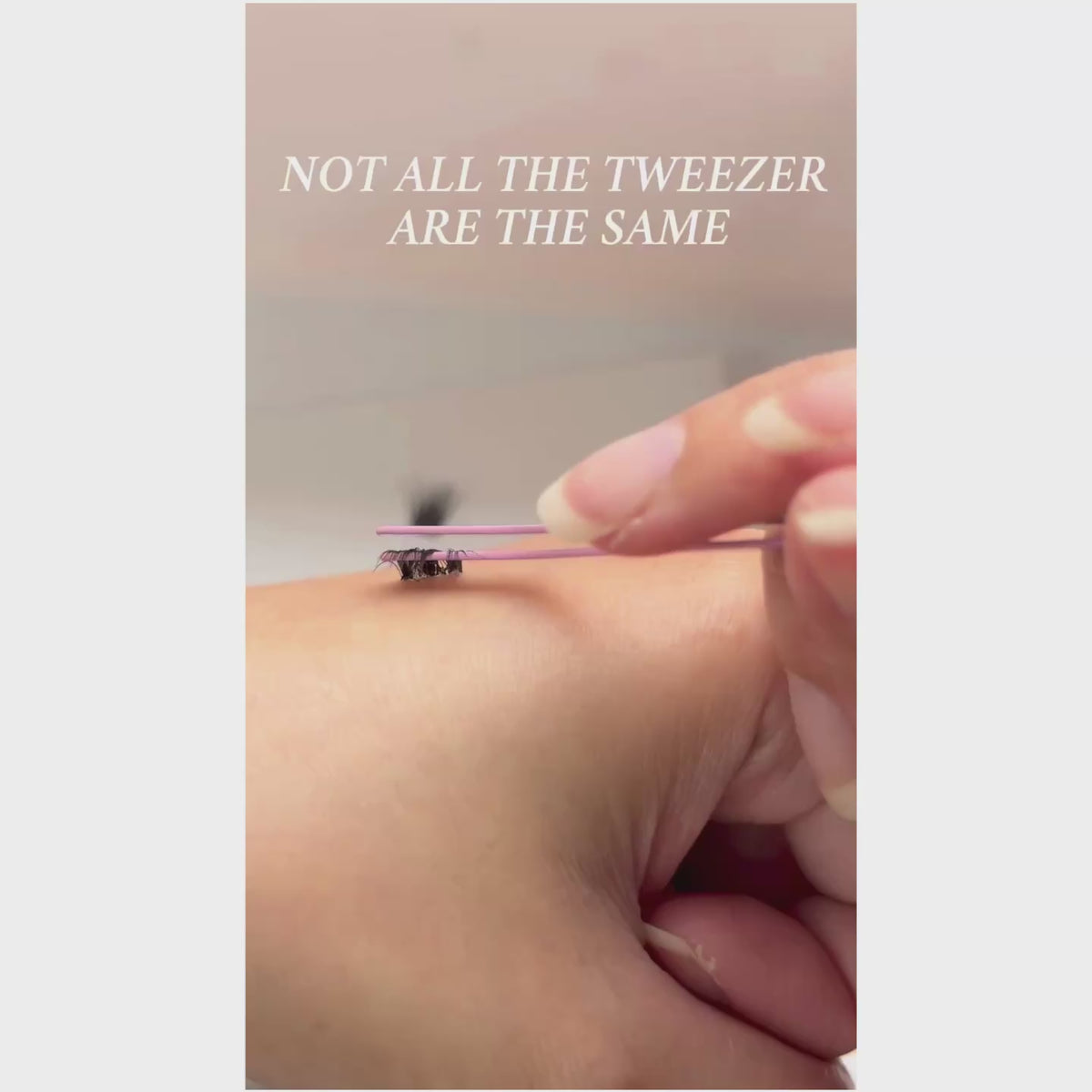 Non Stick Tweezer for Pre Glued lash application